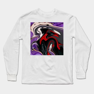 Abstract marble Art Long Sleeve T-Shirt